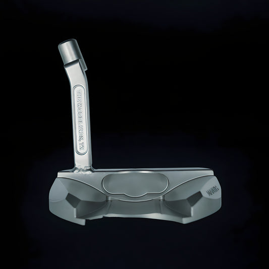 Nature develops the best hunters and fighters our planet knows, and "MANTIS" is no different. A competitor in a compact profile, this semi-rounded mallet is ready for your biggest challenges. A hybrid mallet putter to eliminate all 3 putts. 100% American made putter, start to finish in The Woodlands, TX.