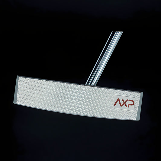 For the Mallet afficionados, we've developed the direct-mount, face balanced, twin-point, and curved bottom "Luxor". Sitting on the green, this model is a strong presence, but strong doesn't have to mean heavy. A mallet putter to eliminate all 3 putts. 100% American made start to finish in The Woodlands, TX.